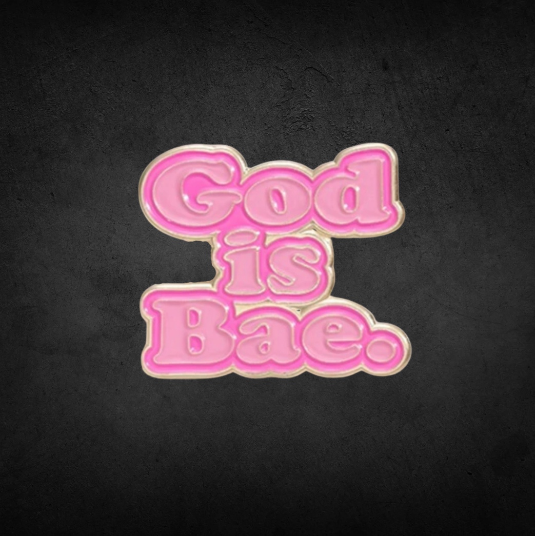 God is Bae Lapel Pin