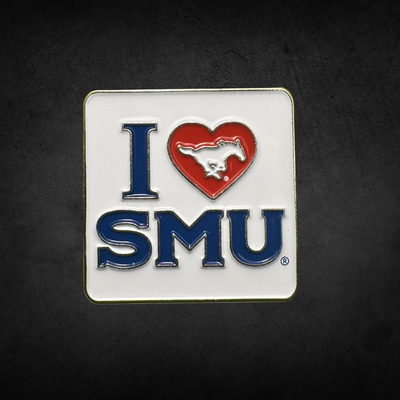 I Love SMU Lapel Pin